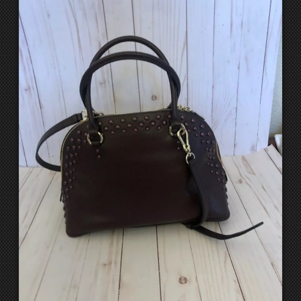 Coach studded dome satchel - Picture 3 of 8